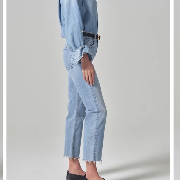 Citizens of Humanity Inga Collection Straight Denim Jeans - Picture 4 of 15